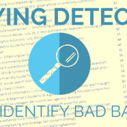 Playing detective: how to identify bad backlinks