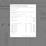 Google Performance Planner adds support for ineligible campaigns, secondary metrics, “Suggested changes” and specific time ranges
