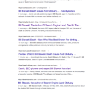 Google search results spam for ‘Bill Slawski obituary’ shows the dark side of SEO