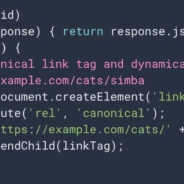 Google documents how to inject canonical tags using JavaScript